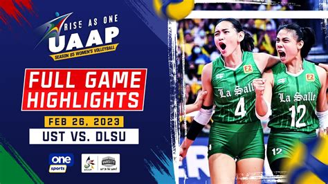 uaap replay volleyball|UST vs DLSU .